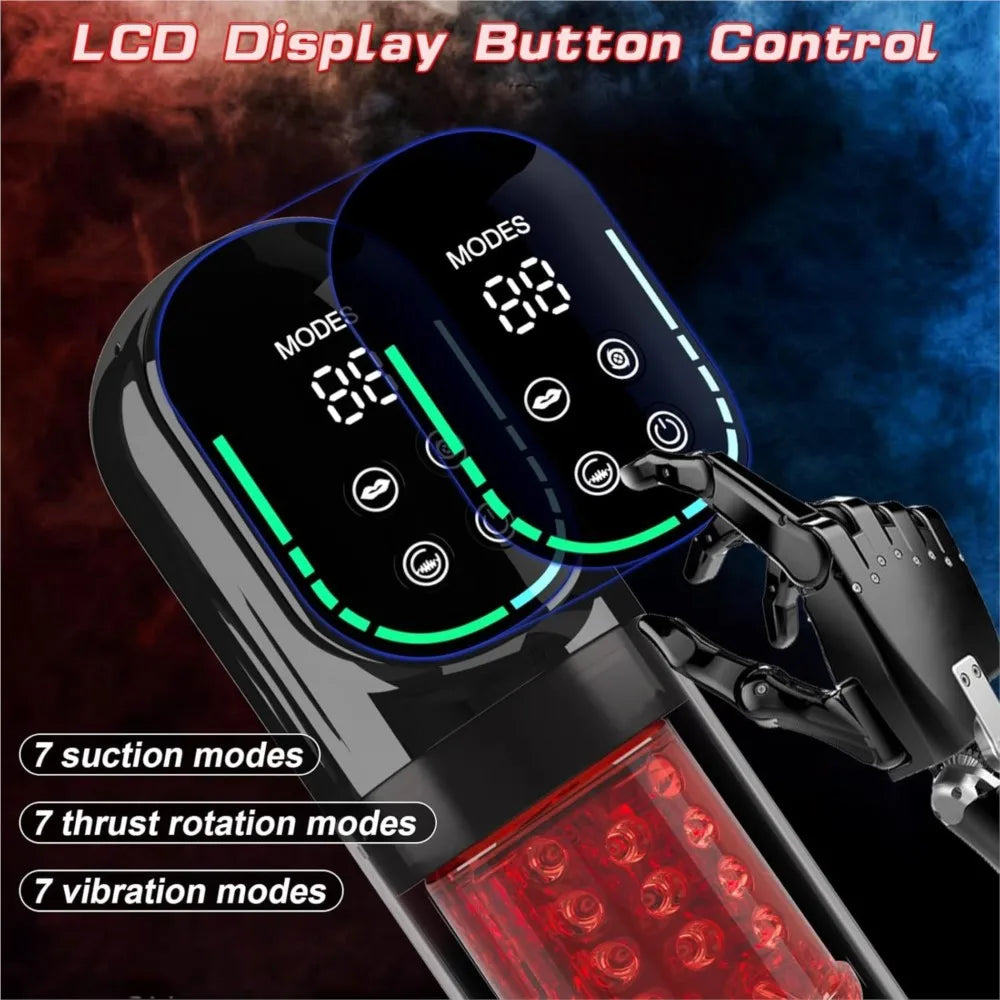 Realistic Vagina Masturbator Man Sex Machine Sextoy Male Sexual Toys Vibrator Automatic Masturbation Cup Pussy Sexy Toy Sex shop