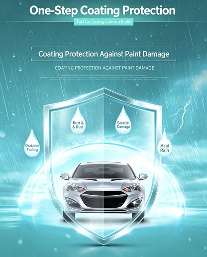 This 500ml large-capacity nano-ceramic paint coating protective liquid is suitable for DIY paint repair, anti-oxidation, anti-fading, hydrophobic, and anti-fouling applications. One bottle can be used on multiple car models a