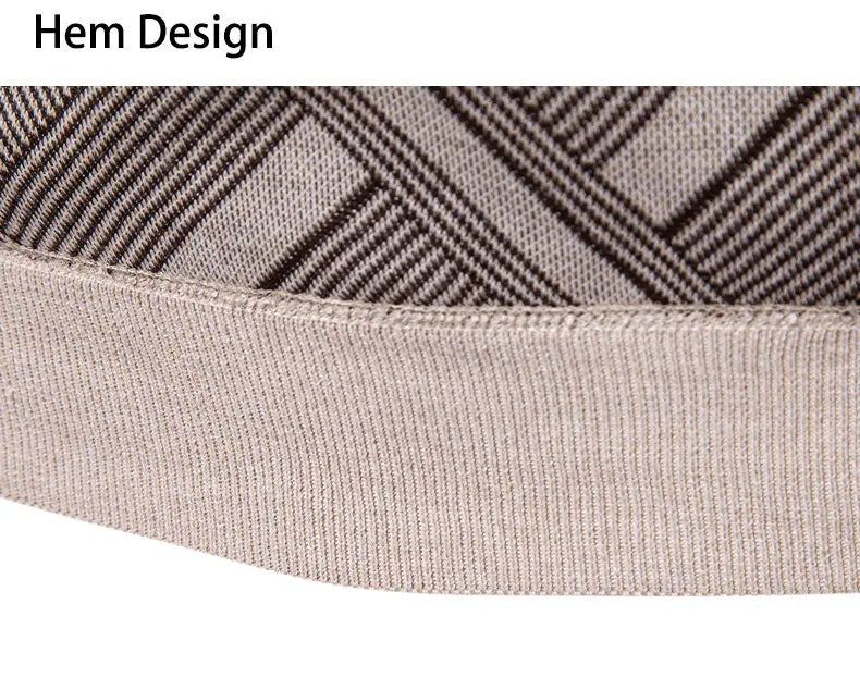New Sweater Men Casual Knitted Pullover Solid Color Warm Regular Fit Round Neck Sweater Pullovers Mens Sweatwear
