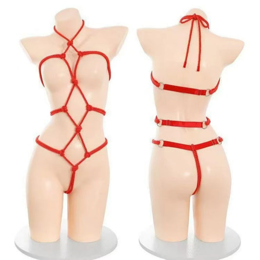Women’s Rope Body Harness Belt  BDSM Bondage Lingerie Adjustable Chest Straps Fetish Intimate Adult Products Sex Toy Clothing