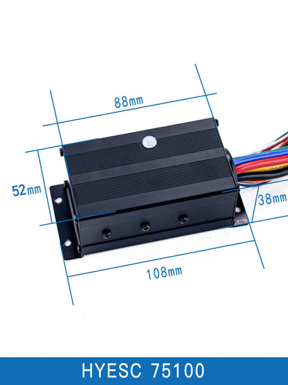 HOEYI 75100 75100 75V 100A HighPower Based on VESC75100 HighPower For Scooter/Electric Skateboard/Ebike Controller