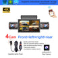 4K 4CH Hidden Dash Cam with APP Night Vision Motion Detection 24/7 Parking Monitor G-Sensor Loop Recording WDR Blackbox Car DVR