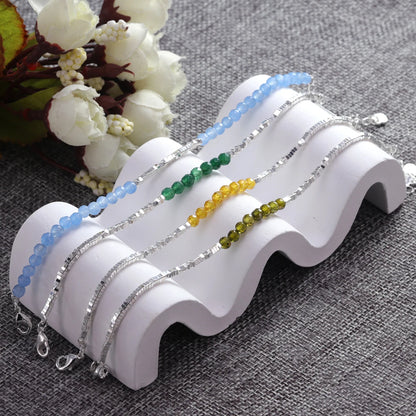 VENTFILLE 925 Sterling Silver Butterfly Bracelet for Girl Bead String Design Insect Fashion Versatile Jewelry Gift Dropshipping