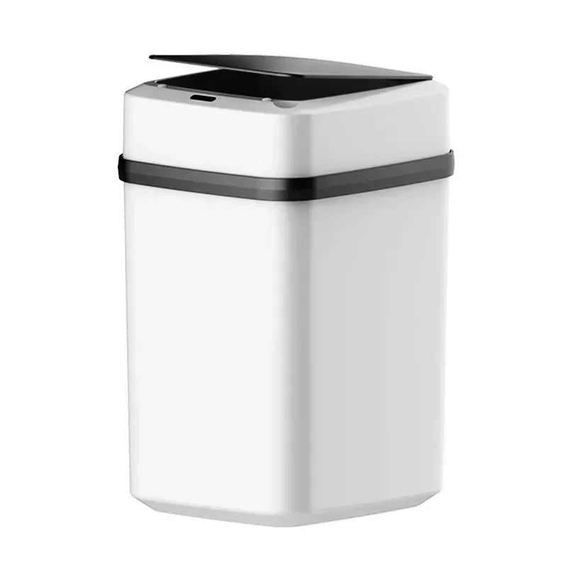 13L Waterproof Trash Can Waste Bin for Kitchen Bathroom Living Room-Durable Home Garbage Bin Trash Can Kitchen Trash Can Dustbin