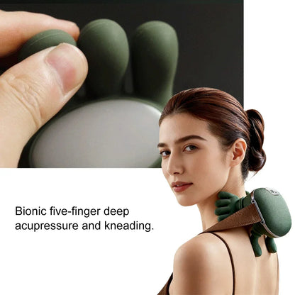 Bionic Finger Neck Shoulder Trapezius Muscle Relax Massager Neck Cervical Kneading Massage Shawl Brushless Motor Neck masajeador