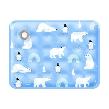 Floor Mat Self Water Adding Ice Gel Cooling Cushion Portable Durable Pet Cold Bed For Small And Large Dogs Summer Rest Accessory