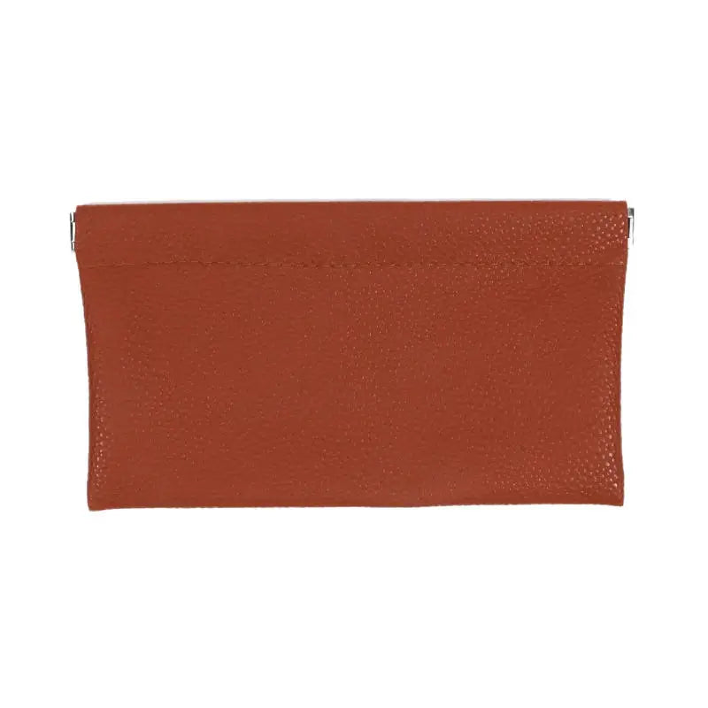 Self-Closing Artificial Leather Long Wallet Passport Driver's License ID Holder Headphone Data Cable Storage Cash Pouch