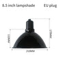 Reptile 5.5/8.5/10 Inch Deep Dome Lampshade Pet Snakes Lizards Geckos Terrariums Anti-scald Protective Shade Light Fixture
