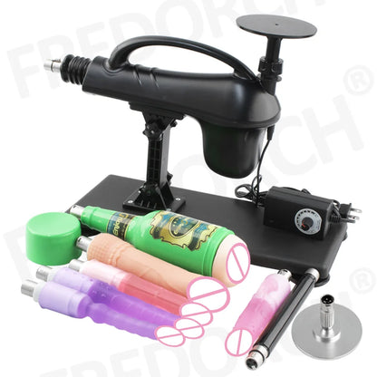 FREDORCH Upgraded Sex Machine for Women with Dildos Automatic Masturbation Machine Pump Gun Love Machine Couple Sex Toys