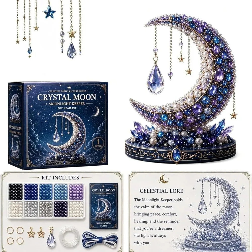 3D Design Animal Guardian Beading Kit Handmade Material Package Animal Bead Set with Colorful Beads Animal Shape Bead Craft Set