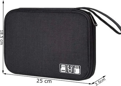 Multifunctional Digital Travel Packing Cube Space Saving Mobile Hard Drive Data Cable Storage Bags Small Objects Organize Pouch