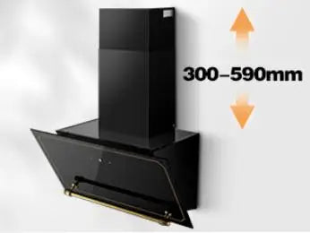 60cm Wall Hood - 400m³/h Suction, A+++ Energy, LED Lights, Dual Filter System, Retro Design‌