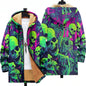 Men Cardigans Coats Skull Head Printed Plush Thick Winter Abstract Art Graphics Jackets Casual Streetwear Unisex Clothing