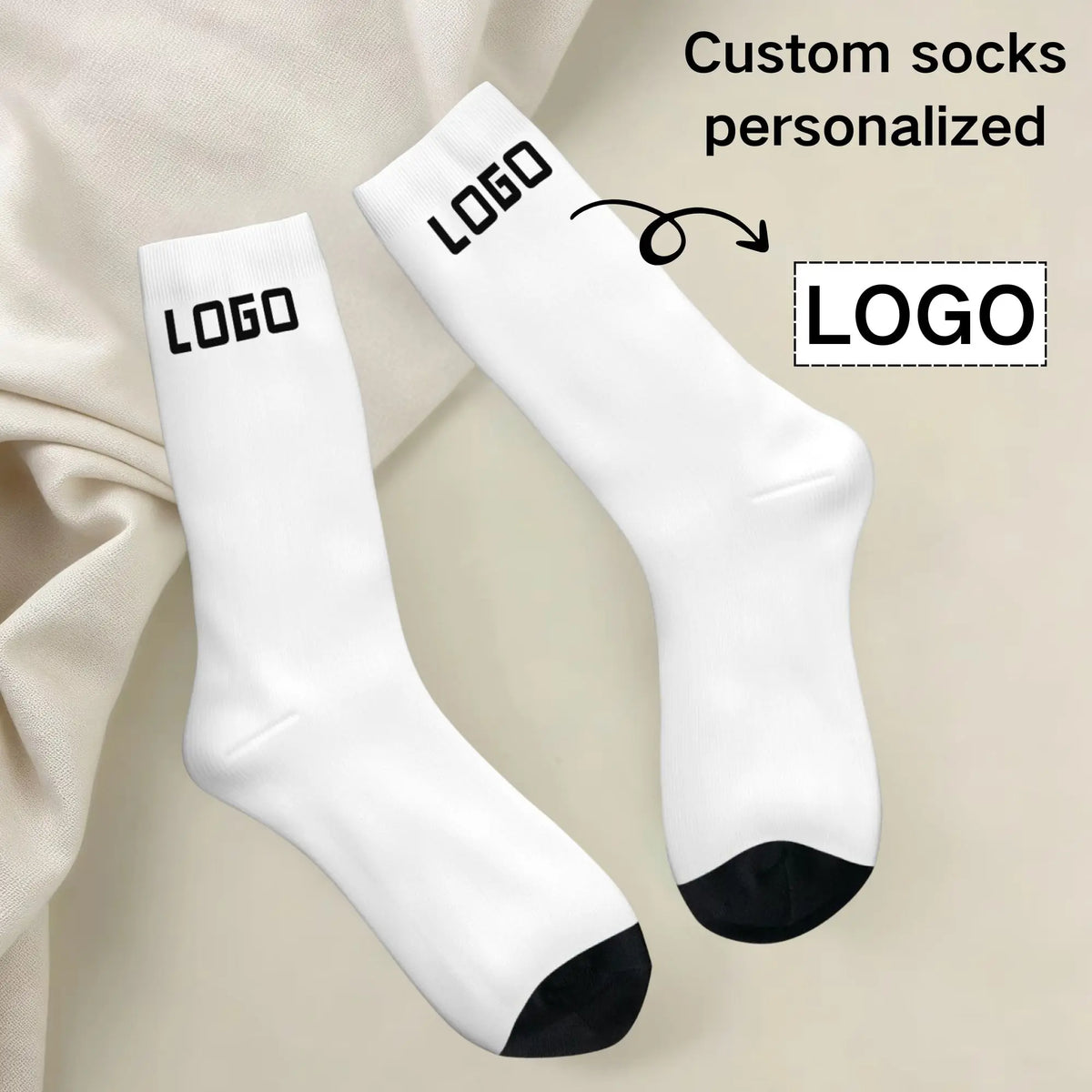 Custom Face logo Socks Personalized Socks with text  Photo Custom Comfortable and warm Socks Gift for Friends birthday