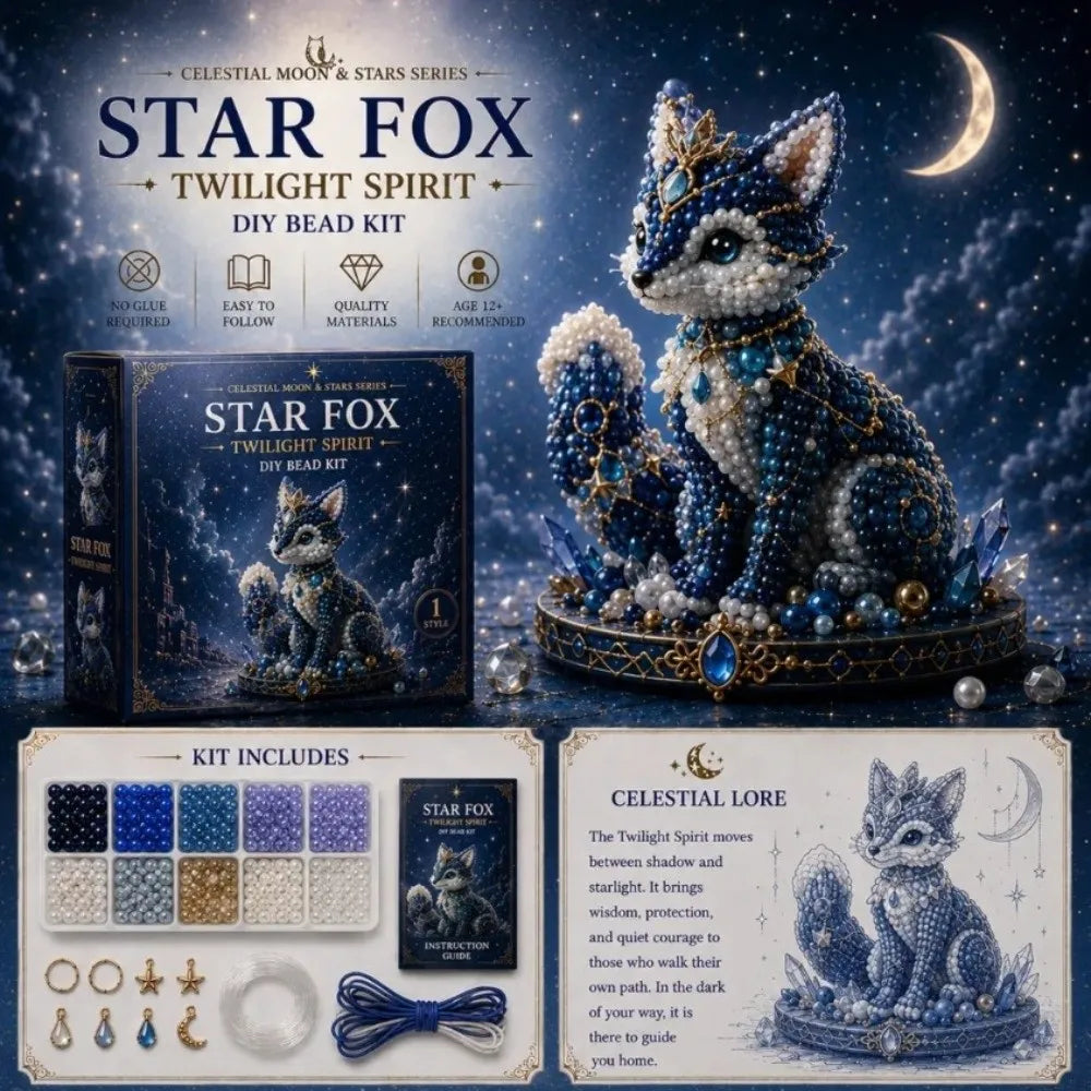 3D Design Animal Guardian Beading Kit Handmade Material Package Animal Bead Set with Colorful Beads Animal Shape Bead Craft Set