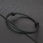 Minimalist Handwoven Rope Bracelet Unisex Sliding Adjustable 4 Styles Chroma 2mm Ethnic Cord Braclet Couple Casual Daily Jewelry