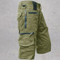 Men's Cotton Casual Cargo Shorts Summer New Loose Straight Oversized Workwear Shorts Multi Pockets Outdoor Short