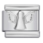 2025 Exquisite Angel Pattern Elastic Italian Charm Chain Suitable for 9mm Stainless Steel Modular Bracelet DIY Jewelry