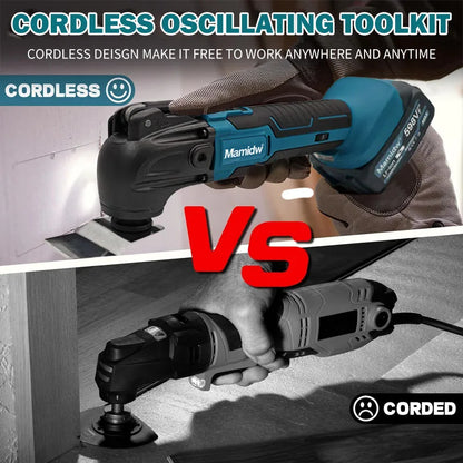 Trimming Cutter: 6-Gear Settings, 18/20V Li-Ion Battery, 340-326mm Length, Multi-Use for Sawing, Cutting, Shoveling For Makita 18v Battery