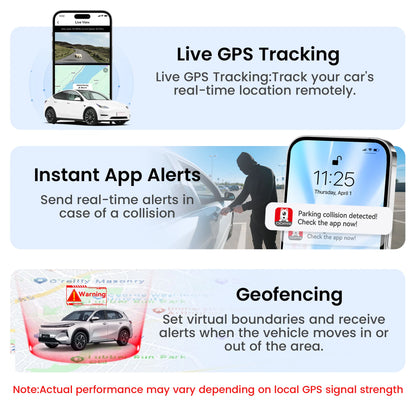 DDPAI Dash Cam Z50 Pro 4K HDR + 1080P Car DVR Night Vision Wi-Fi 6 GPS ADAS 24h Parking Monitor Front and Rear Camera Dashcam