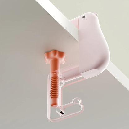 Portable Office Supplies Thinking Duck  Hook Hanging Decor Table Interesting Wallet Bag Hook Wall Hanger Bracket Handbag Non Pun