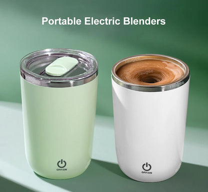 Electric Blender Cup Protein Powder Mixing Cup USB Rechargeable Automatic Mixer Shake Bottle Coffee Milk Blenders for Gym Travel