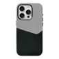 Card Holder MagSafe Leather Case For iPhone 17 Pro Max 16 15 14 Plus 13 12 Pocket Wireless Charging Alloy Lens Hit Color Cover