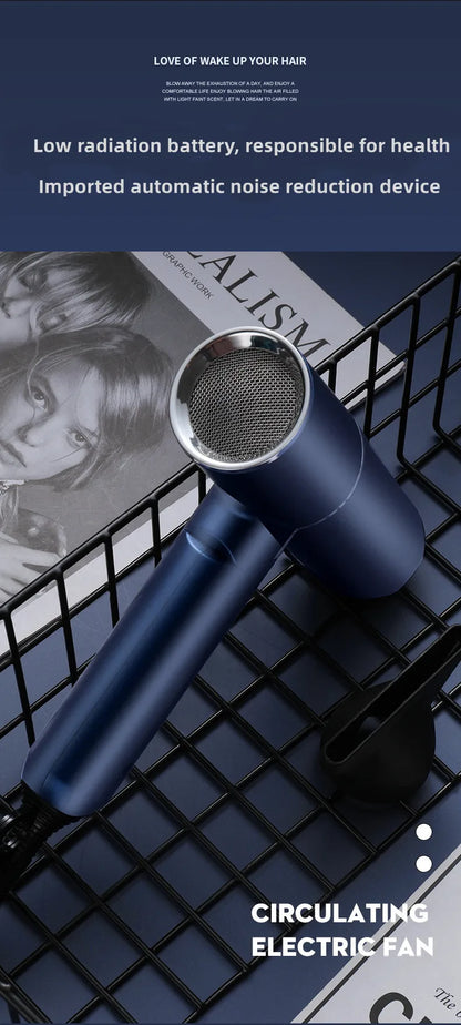 Hot Selling Professional Hair Dryer Negative Ion High Power Blue Light Foldable Electric Hair Dryer Salon Hair Tools Home