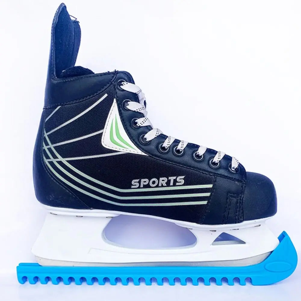 1 Pair Portable Non-Slip Ice Blade Protector Protector Sleeve Adjustable Shoes Ice Skate Covers Wear-Resistant Ice Skate Guards