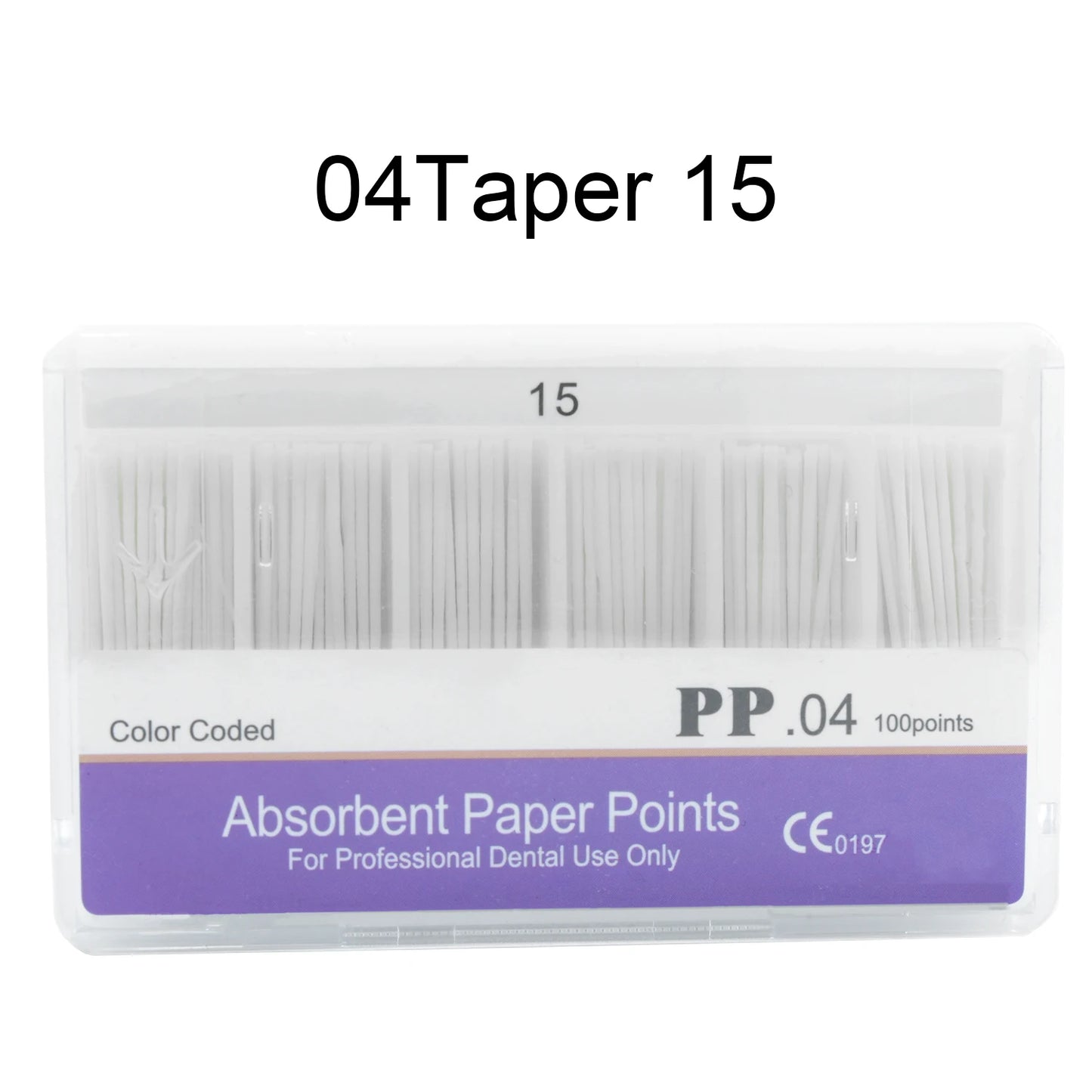 WELLCK 1 Box Dental Absorbent Paper Points Sterile Mixed Sizes 02 04 06 Taper 15-40# For Dentist Use Dentistry Materials