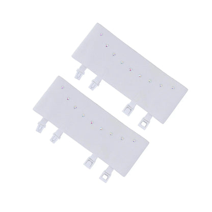 Skate Boot Covers Elastic Sturdy Ice Skate Covers for Skating Outdoor Sports White Size L