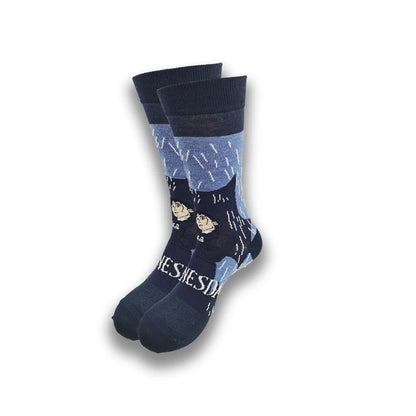 Spring and Autumn Men's and Women's Socks Cartoon Cartoon Fashion Funny High Quality Tube  Movie Character  Socks for Men
