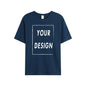 180g Custom Women Men Customised Printed 100% Cotton Short Sleeve Your Logo Photo Brand Text Tee Personalize Graphic Clothing