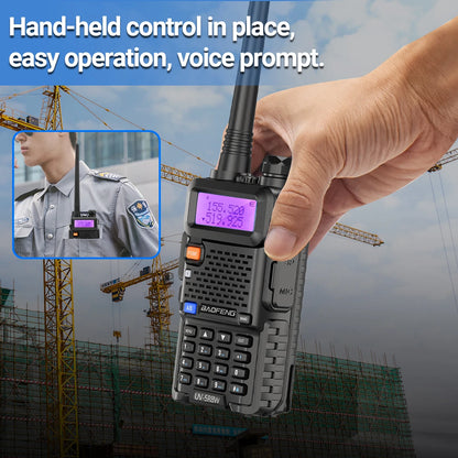 1/2PCS Baofeng UV 5R 5W 8W Walkie Talkie Portable Ham CB Radio Dual Band VHF UHF FM Transceiver Two Way Radio UV82 S9 K5 Plus