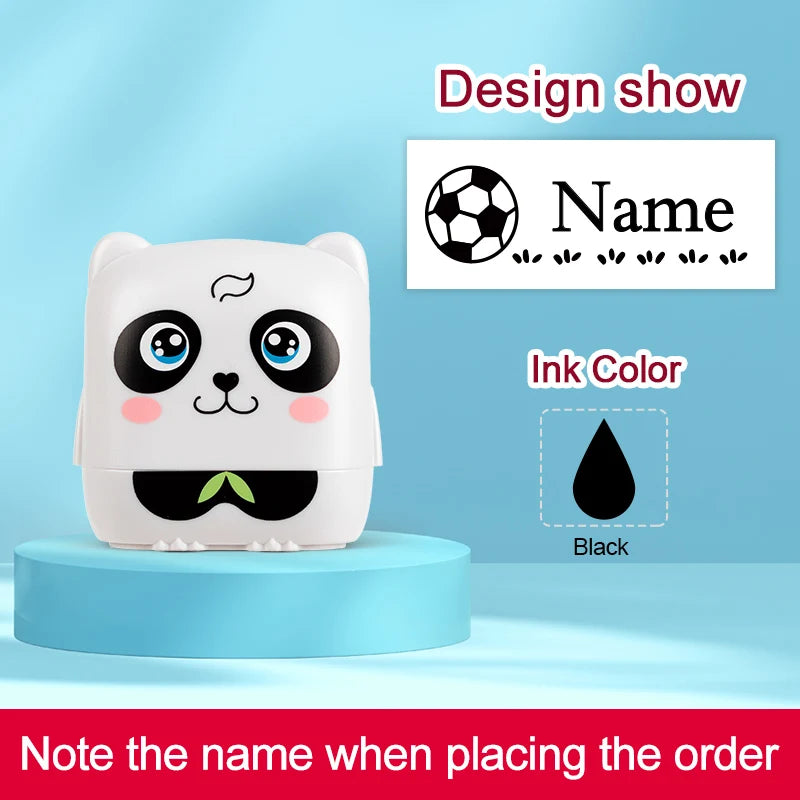 Kids Personalized Stamp - Custom Embossed Seal for School Projects, Travel-Friendly Gift Set with Storage Case & Unique Designs