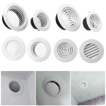 100/150mm Various Shapes Air Vent Extract Valve Grille Air Circulation Vents Cover Round Ducting Ventilation Cover Accessories