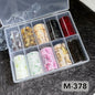 10 Rolls New Design Fresh Nail Foils for Transfer Paper Sticker Plaid Sliders Denim Nails Wraps DIY Bowknot Nail Art Decorations