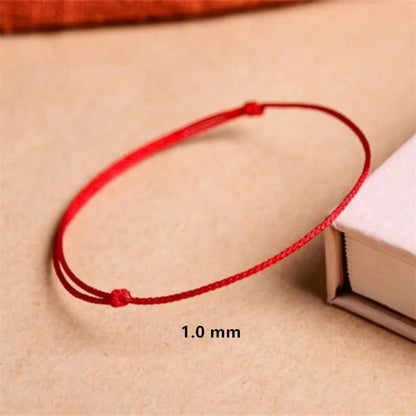 Handmade Red Lucky Knot Bracelet Rope Lucky Bangle Women Lovers' DIY Best Friends Lucky Bracelet Size Adjust Drop Shipping
