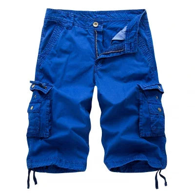 Cotton Cargo Shorts Men  Summer Men Army Military Tactical Homme Shorts Male Casual Streetwear Multi-Pocket Cargo Shorts