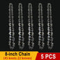 Chain for Mini Chainsaw 8 Inch 1/4"P Electric Saw 45 knots 22 knives Saw Blade Wireless Mini Saw Bar Chain Guid Logging Chainsaw