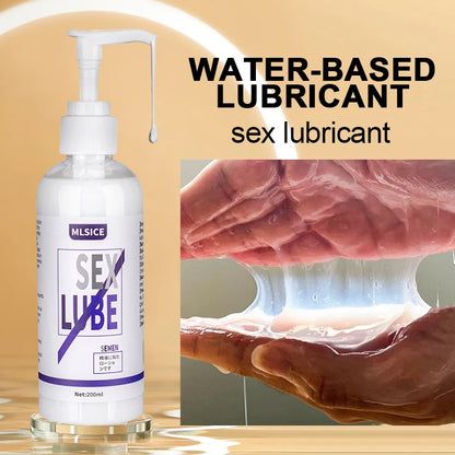 Silicone-Based Lube with Press Pump, Stringy Anal Lubricant Suitable for  Man Woman Gay Lesbian Couples Pleasure