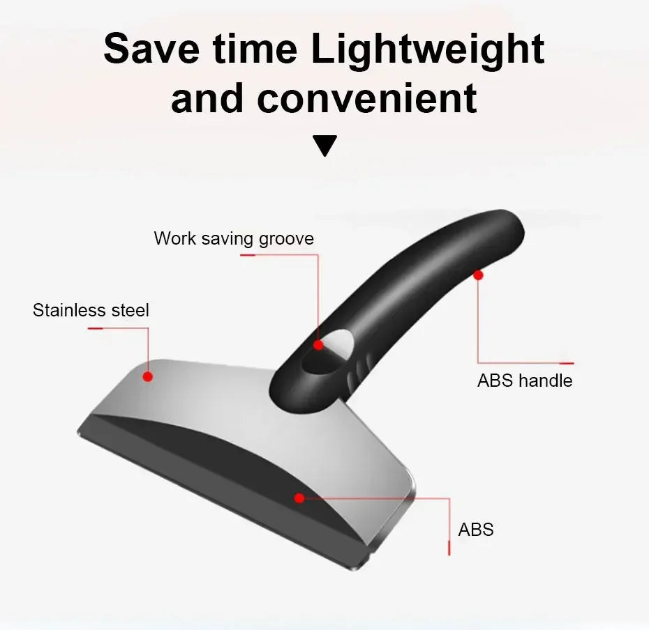 SEAMETAL Car Ice Scraper Snow Removal Shovel Winter Windshield Window Snow Cleaning Scraping Tool Auto Ice Breaker Snow Shovel