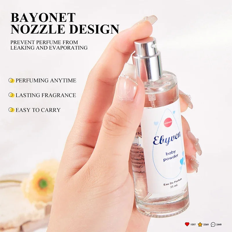 Baby Milk Powder Perfume 35ml Fresh Elegant High-quality Floral And Fruity Lasting Fragrance Milk Fragrance Baby Perfume Spray