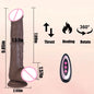 Realistic Large Dildo Vibrator Penis Telescopic Swing Heating Silicone Dildos for Women Remote Control Vibrators Sex Toys
