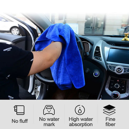 SEAMETAL Large Size Microfiber Towels Car Washing Towel 160x60cm Car Whole Body Cleaning Dry/Wet Dual Use Super Absorbent Rags