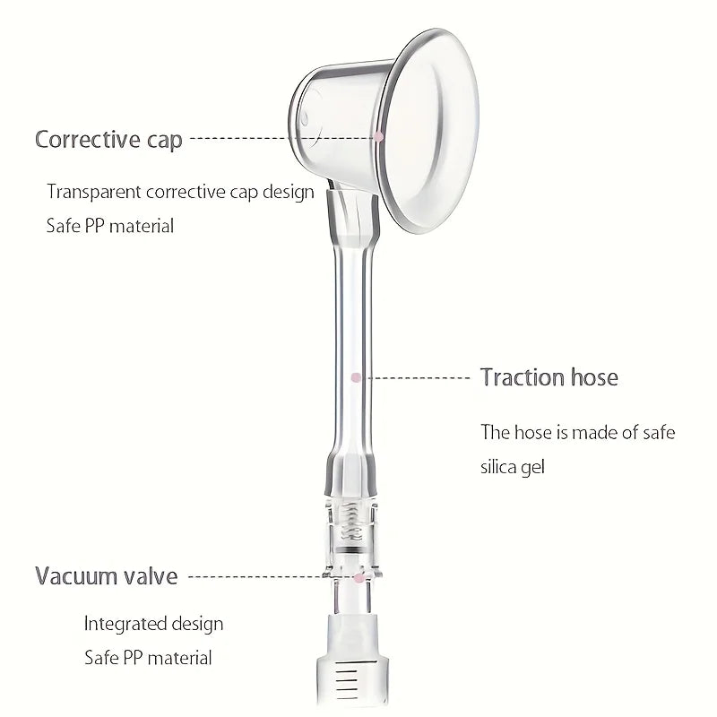 Nipple Inversion Corrector, Used to Correct Inverted, Flat, and Short Nipples during Breastfeeding and Nursing Care