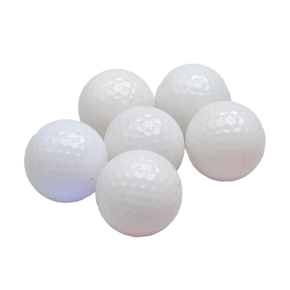 Durable Luminous Golf LED 3-layer Practice Ball Glitter Long Lasting Bright Golf Balls  Glow In The Dark For Night Practice 골프