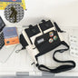 Japanese Simple Messenger Bag Student Nylon Waterproof Canvas Handbag Shoulder Crossbody Bags for Women Men Satchels Bolsas