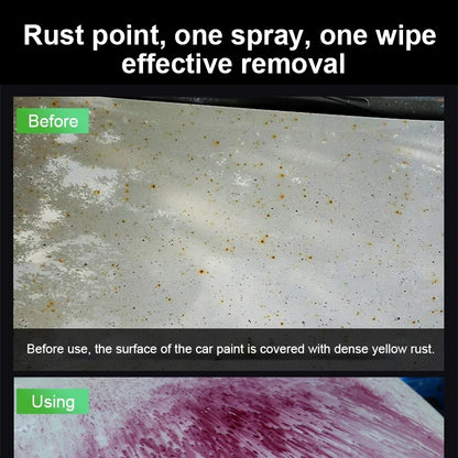 Iron Remover Car Detailing Spray Dissolve Brake Dust Rust Stain Cleaner Safe For Car Paint Alloy Wheel Rim Metal Surfaces