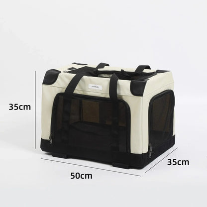 FurStarLarge Pet Rolling Carrier With Wheels Multi-Cat Travel Trolley Bag Spacious Dog Carrier Backpack Portable Car Seat Pet St